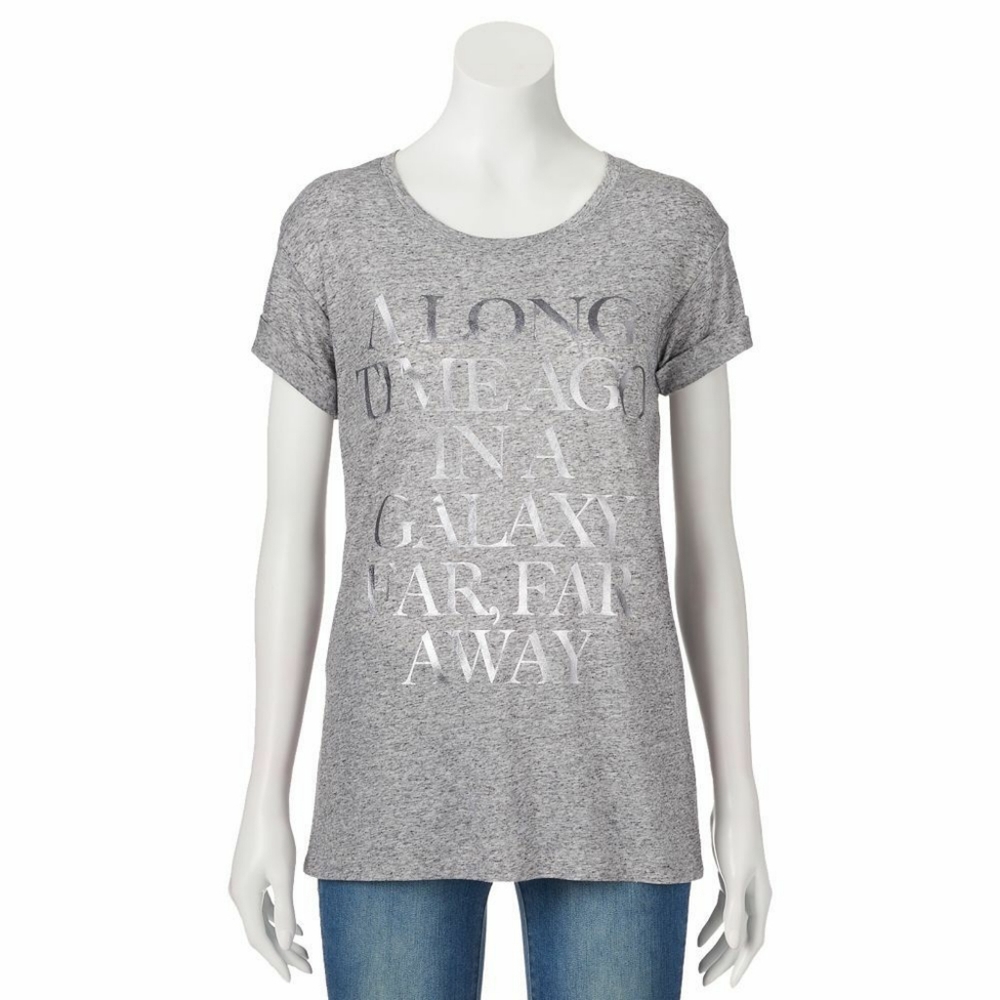 Mighty Fine | Star Wars Printed Text Graphic Tee - Picture 6 of 6